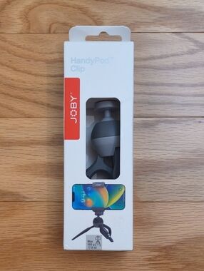 Joby Phone & Camera Handypod Clip  Tripod Gray NWT